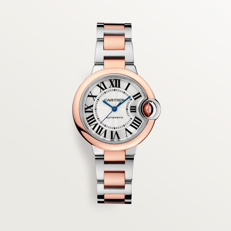 42 mm, movimiento mecánico de carga automática, oro amarillo, acero
