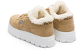 Prada Shearling-trim Flatform Sneakers 