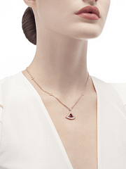 Bob Divas Seigner rose gold necklace
