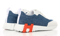 Hermès Denim Suede Goatskin Bouncing 
