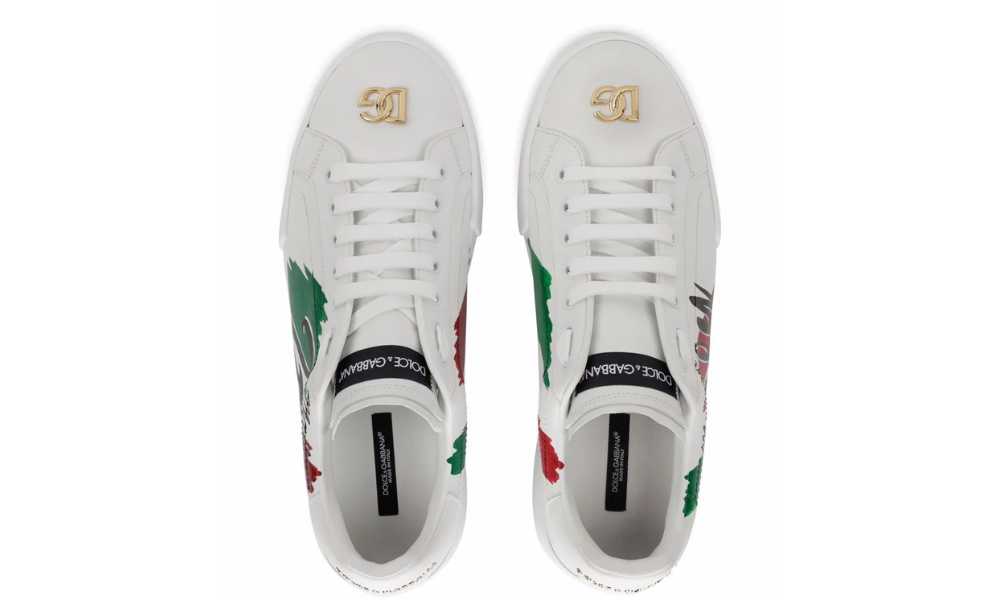 Dolce & Gabbana Portofino leather sneakers
