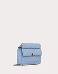 MEDIUM NAPPA ROCKSTUD SPIKE BAG AZURE