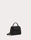 MINI VSLING HANDBAG WITH SPARKLING EMBROIDERY BLACK