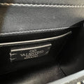 MINI VSLING HANDBAG WITH SPARKLING EMBROIDERY BLACK