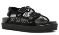 Gucci crystal-embellished monogram-pattern sandals 