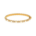 Bob snake Hilary yellow gold bracelet