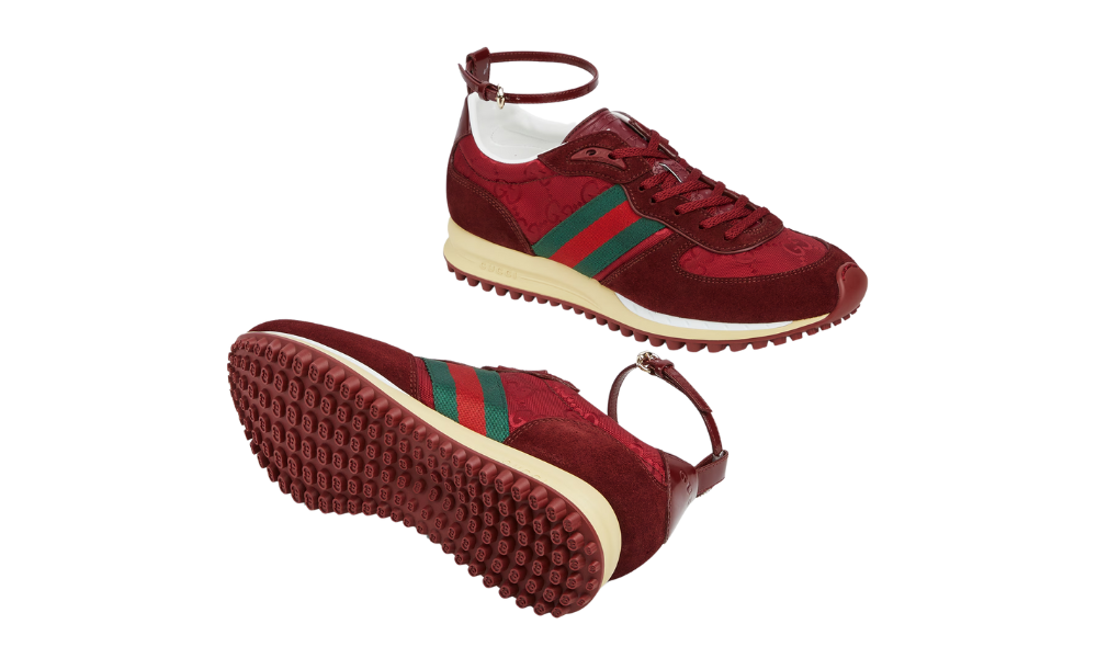Gucci  Re-Motion Sneaker "Rosso Ancora Red GG Nylon"