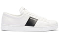Prada brushed leather sneakers 'White Black'