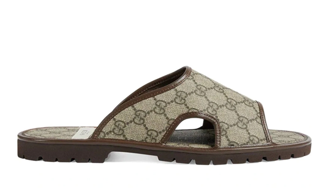 Gucci Men's GG Supreme Slide Sandal