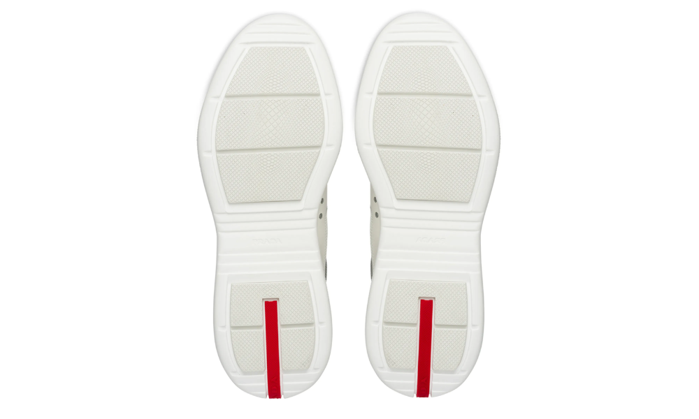Prada America's Cup low-top sneakers "White /Silver tone"