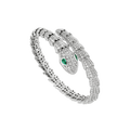 Bob snake Adjani white gold bracelet set with diamonds