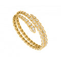 Bob snake Duff yellow gold bracelet