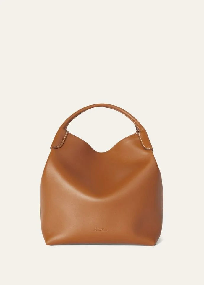 Loro Piana Large Bale bag Smooth Calfskin