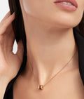 Bob Rollers Adolph necklace with rose gold chain and pendant in rose gold and cermet
