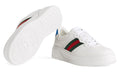GUCCI Leather GG Embossed Sneakers 