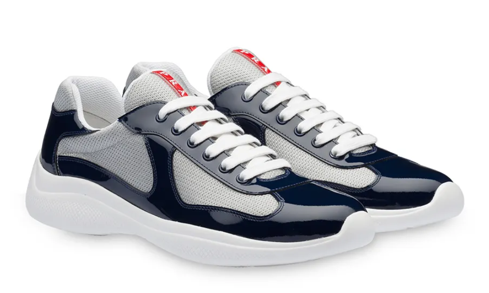 Prada America's Cup low-top sneakers "Royal Blue Silver"