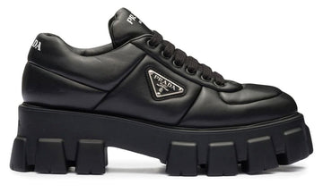 Prada Soft 55mm leather lace-up shoes