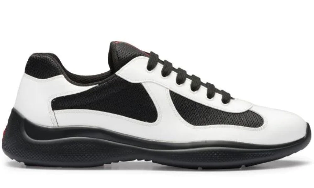 Prada  America's Cup Patent Leather "White / Black"