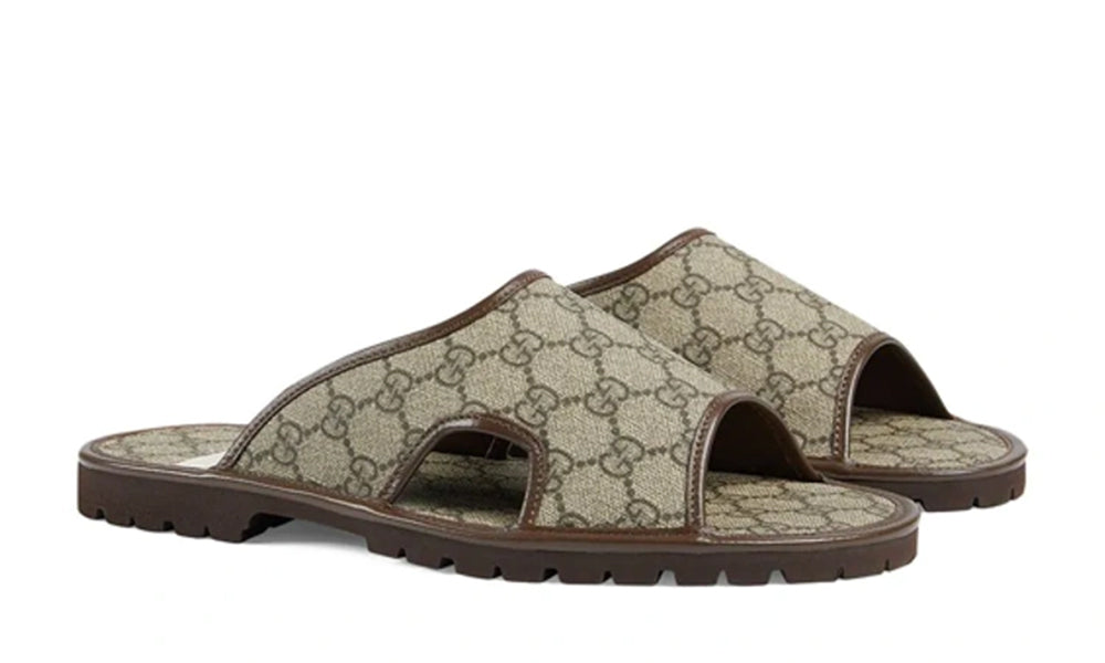 Gucci Men's GG Supreme Slide Sandal