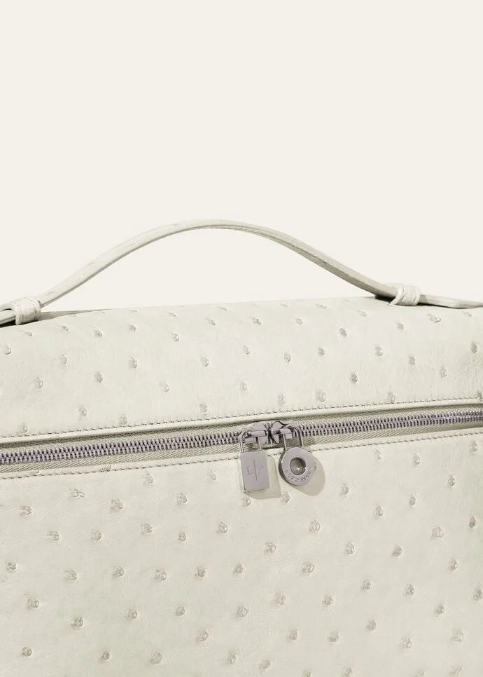 Loro Piana Extra Pocket L27 Ostrich Leather