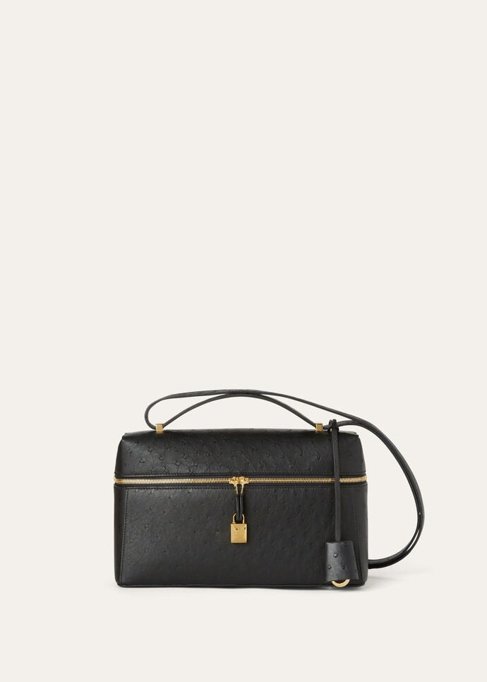 Loro Piana Extra Bag L27 Ostrich Leather