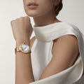 Ballon Bleu de Cartier watch, 36 mm, mechanical movement with automatic winding. Yellow gold