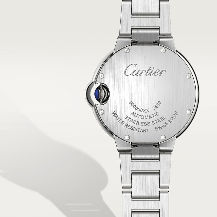 Ballon Bleu de Cartier watch, 33 mm, mechanical movement with automatic winding