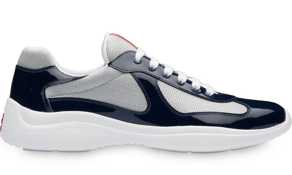 Prada America's Cup low-top sneakers "Royal Blue Silver"