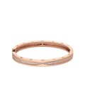 Bob Rollers Cara bracelet in rose gold, set with pavé diamonds on the spiral.