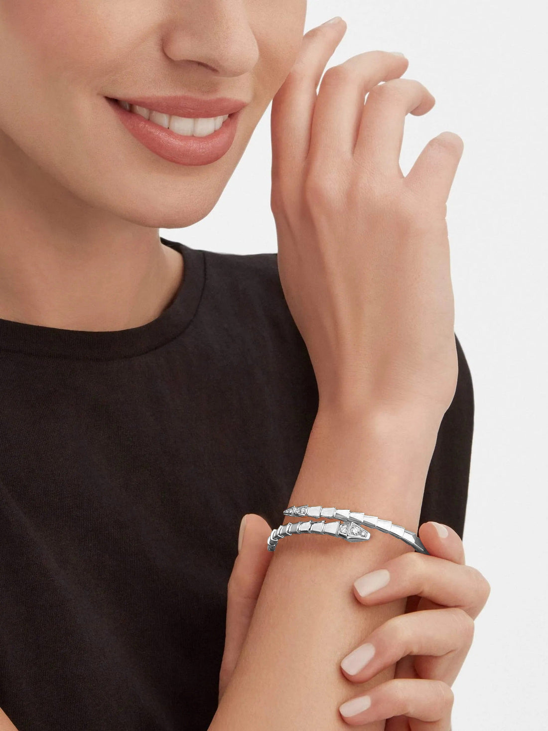 Bob snake Reese white gold bracelet
