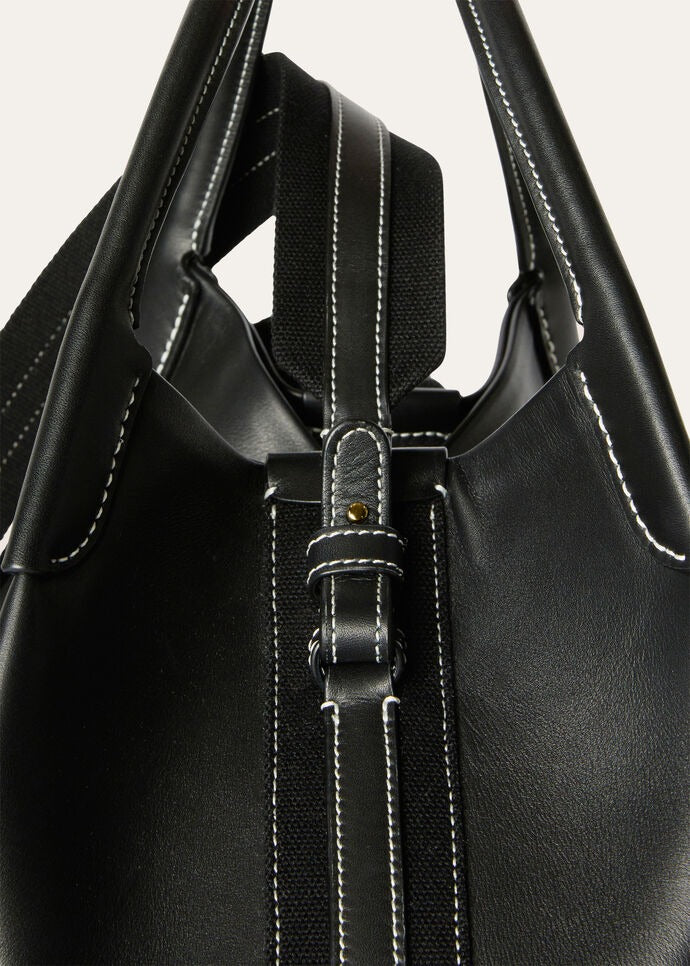 Loro Piana Large Bale bag Smooth Calfskin