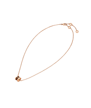 Bob Rollers Adolph necklace with rose gold chain and pendant in rose gold and cermet