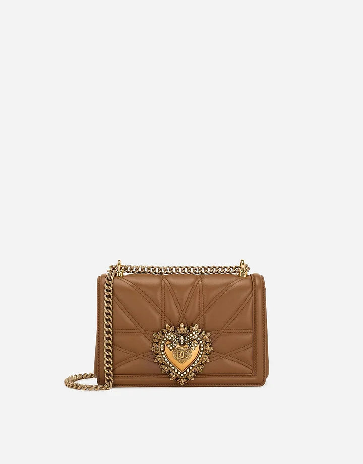 Medium Devotion bag in quilted nappa leather