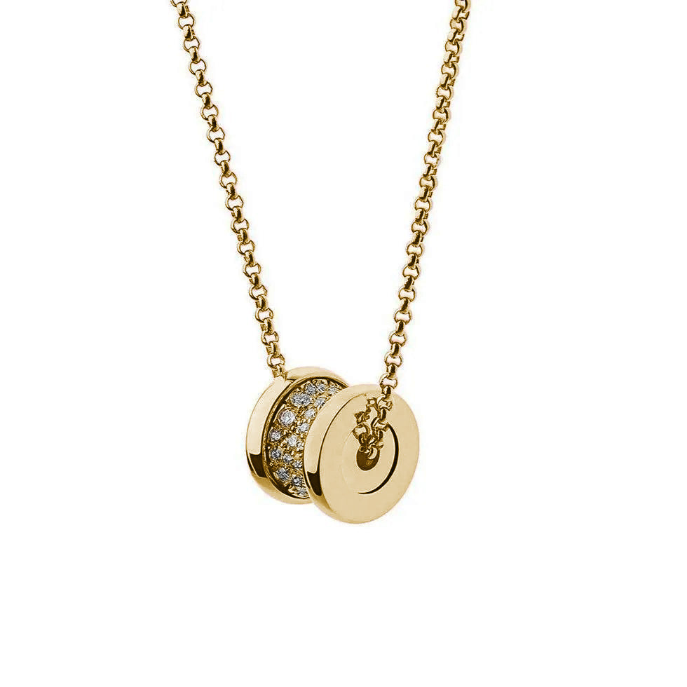 BOB Rollers GRACE ROLLER yellow gold NECKLACE
