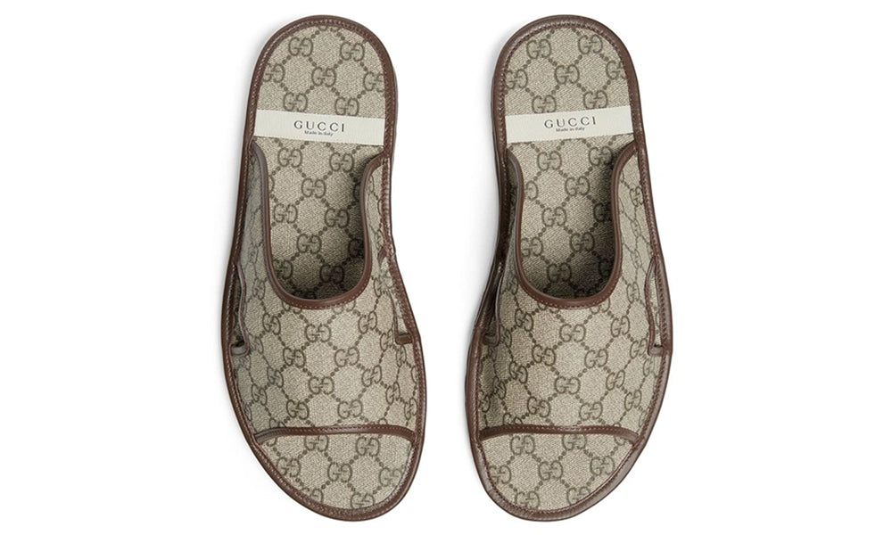 Gucci Men's GG Supreme Slide Sandal