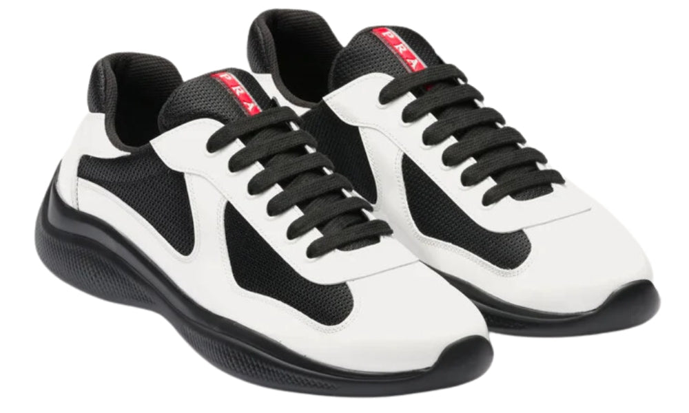 Prada  America's Cup Patent Leather "White / Black"