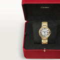 Ballon Bleu de Cartier watch, 36 mm, mechanical movement with automatic winding. Yellow gold