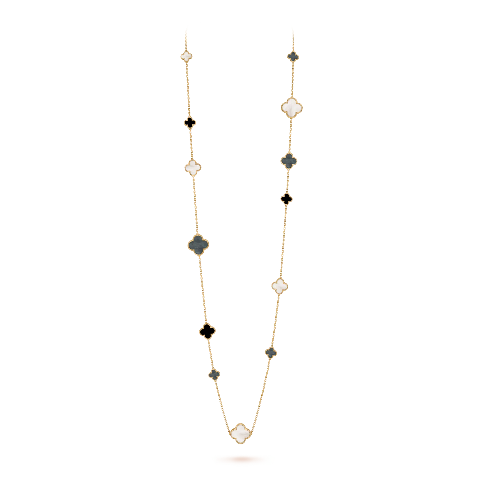Magic Alhambra long necklace, 16 motifs