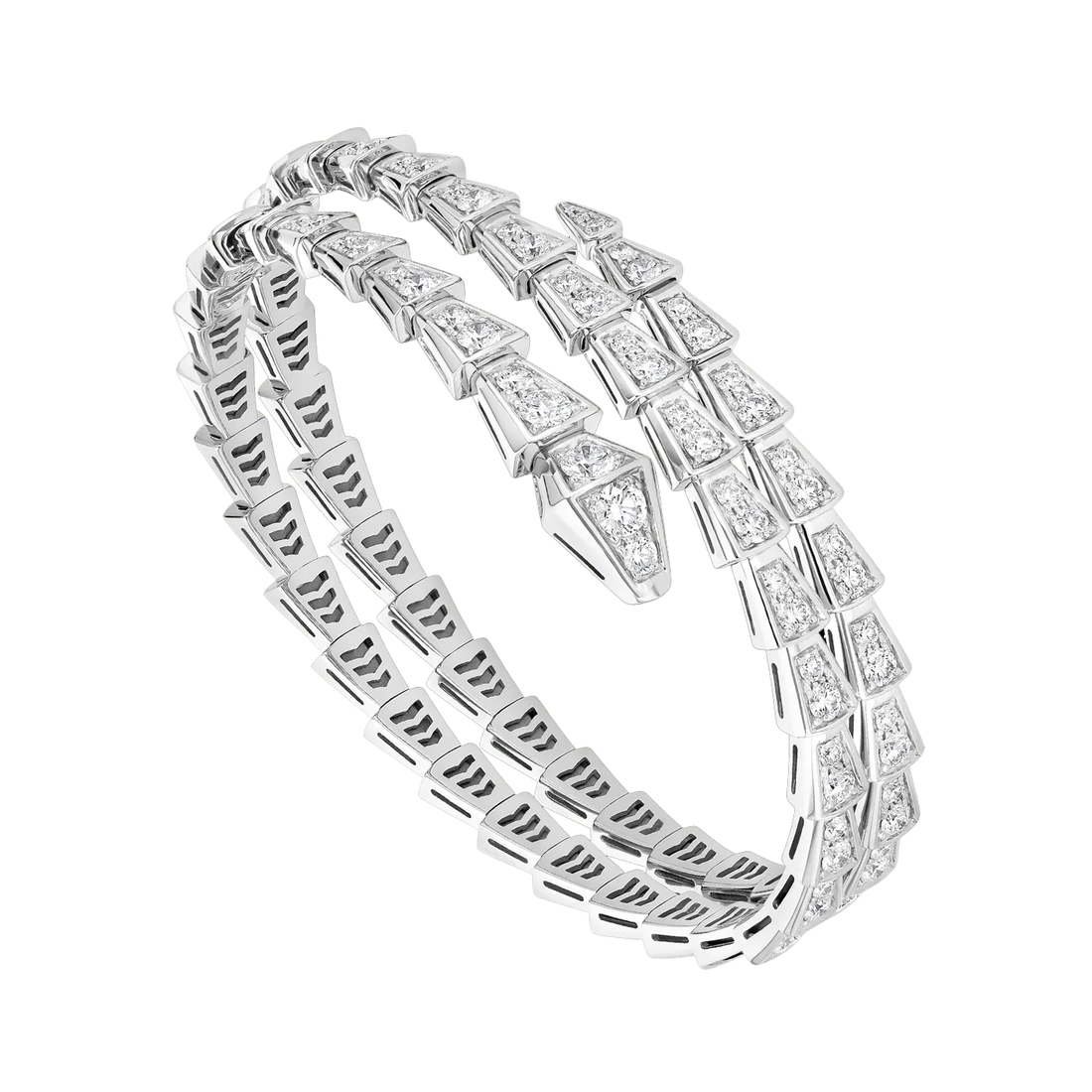 Bob Snake smart Platinum Diamond Bracelet