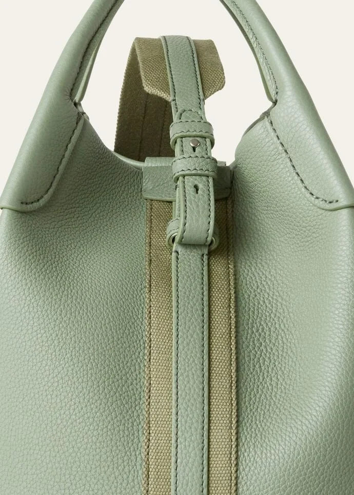 Loro Piana Large Bale bag Grained Calfskin