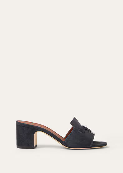 Summer Charms Sandal Suede Goatskin Blue Green