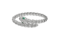Bob snake Adjani white gold bracelet set with diamonds
