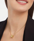 Bob Rollers Adolph yellow gold necklace with a small round 18kt yellow gold pendant