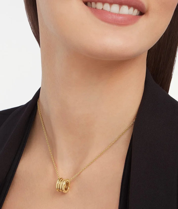 Bob Rollers Adolph yellow gold necklace with a small round 18kt yellow gold pendant