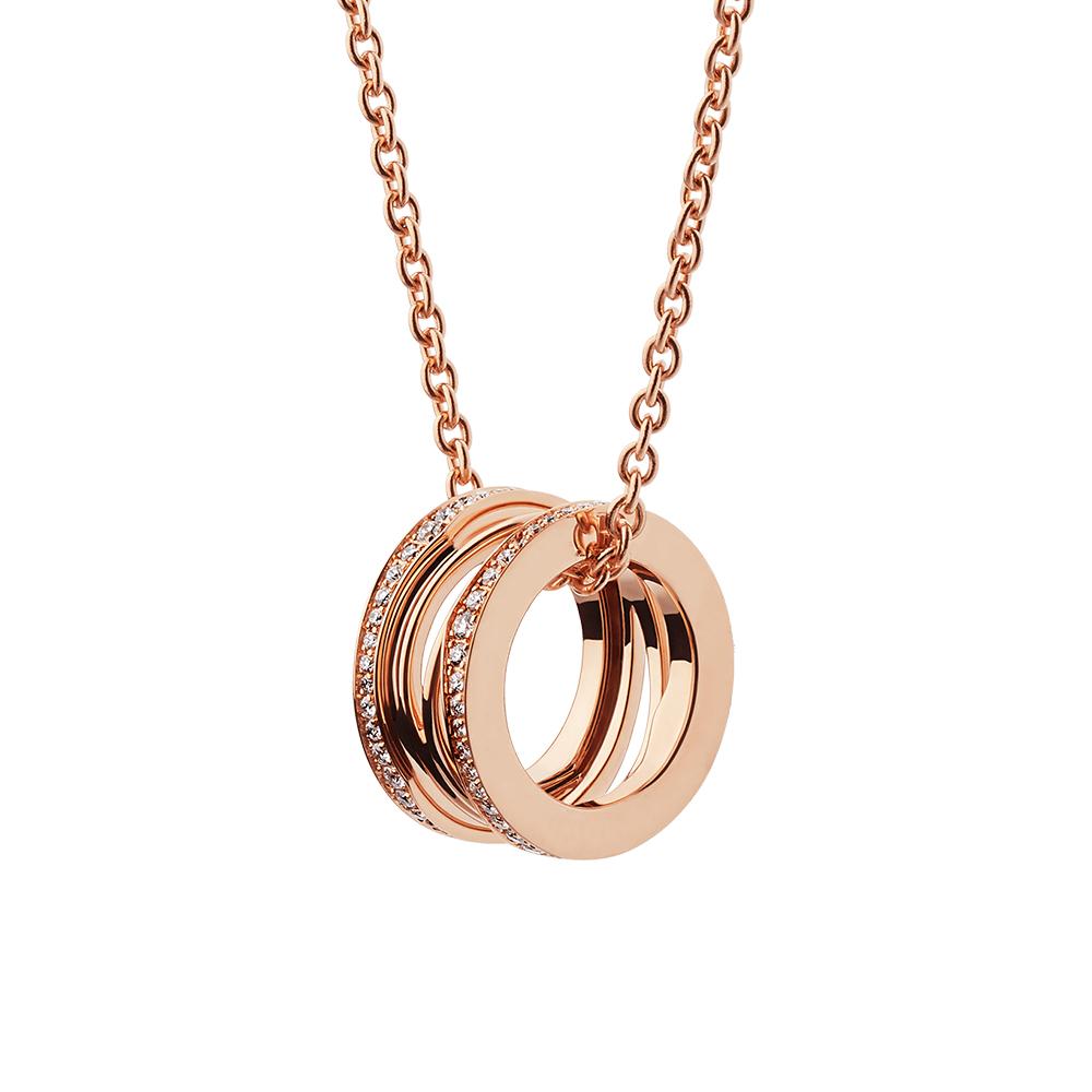 BOB Rollers Resort GRACE Rose gold ROLLER NECKLACE