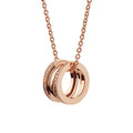 BOB Rollers Resort GRACE Rose gold ROLLER NECKLACE