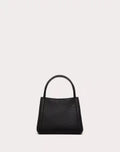 VALENTINO GARAVANI ALLTIME SMALL HANDBAG IN GRAINY CALFSKIN BLACK