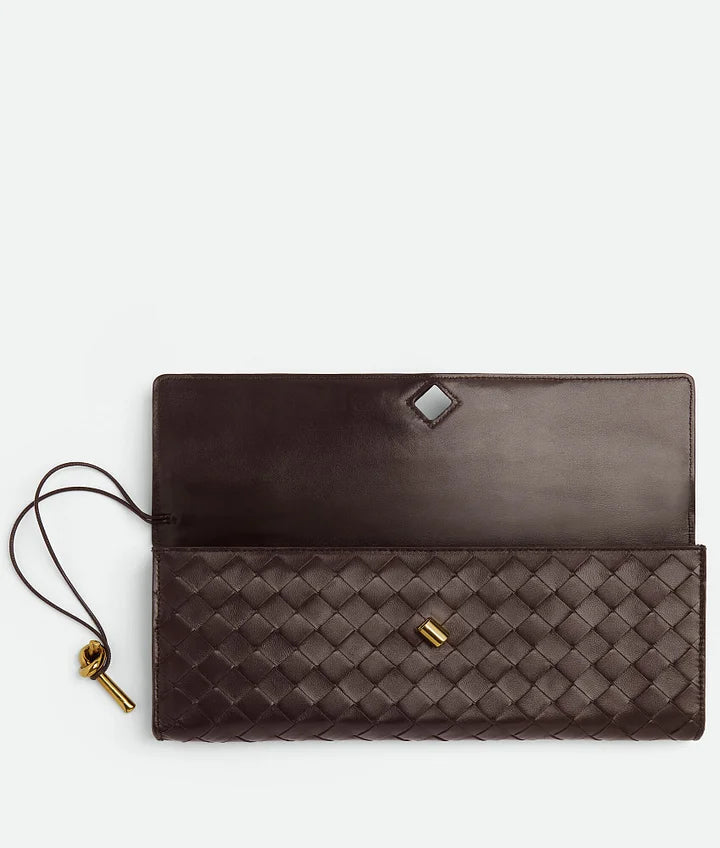 BOTTEGA VENETA Long Clutch Andiamo With Handle 741511