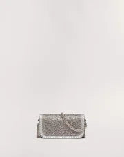 SMALL VALENTINO GARAVANI LOCÒ SHOULDER BAG WITH RHINESTONES