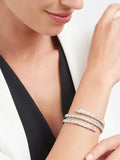 Bob Snake smart Platinum Diamond Bracelet